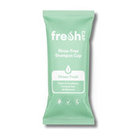 FRE SHWIPES FreshWipes Ocean Fresh Shampoo Cap Pack of 1 - No Rinse for Elderly or Disabled - Cleanses & Conditions for No Shower Access, Camping & Festival Use - Dermatologically Tested