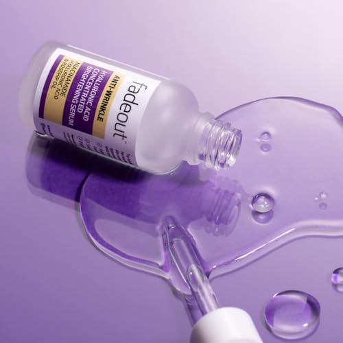Fade Out Anti-Wrinkle Hyaluronic Acid Concentrated Brightening Serum with Rosehip Oil - 30ml / 1.0 fl oz