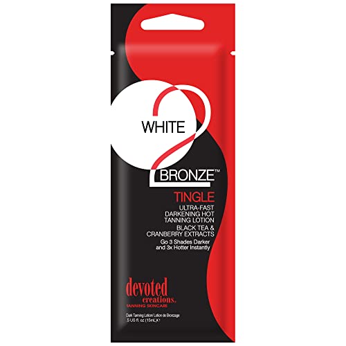 Devoted Creations White 2 Bronze Tingle Lotion 15ml Sachet