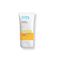 The Organic Pharmacy Cellular Protection Sunscreen SPF 50, 40ml - Broad Spectrum Protection, Moisturise, With Natural Mineral Filters, Calendula, Rosehip, Organic 17.6%, Natural 83.1%