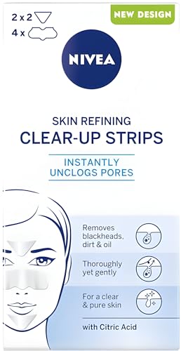 Nivea NIVEA Clear Up Strips Skin Refining, 6 Pieces (Pack of 2)
