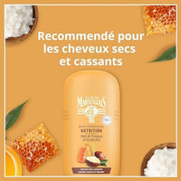 Le Petit Marseillais Conditioner for dry hair, damaged and brittle hair, honey from the Provence Organic & Shea Organic