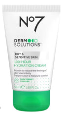 Boots No7 Derm Solutions 100-Hour Hydration Cream Suitable for Dry & Sensitive Skin 50ml