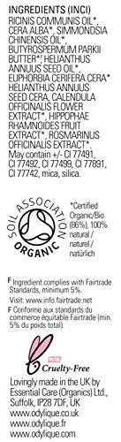 Odylique - Organic Lipstick Peach (Peach Melba) - 100% Natural Ingredients - With Organic Plant Oils – Lipstick For Sensitive Lips