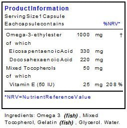 Omega 3 Capsules (Pot of 250 Capsules)
