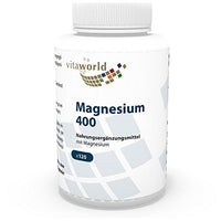 Vita World Magnesium 400Mg 120 Capsules Made in Germany