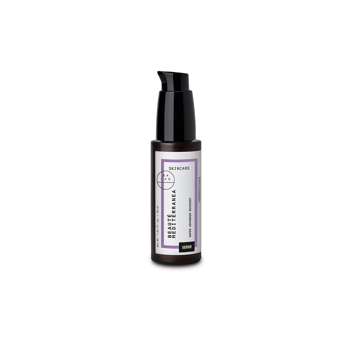 Beauté Mediterranea Super Concentrated Serum with Natural Retinal - 30 ml - with Bakuchiol and Vitamin D Booster - Optimal Tolerance - 100% Vegan - Super Advanced Recovery Serum