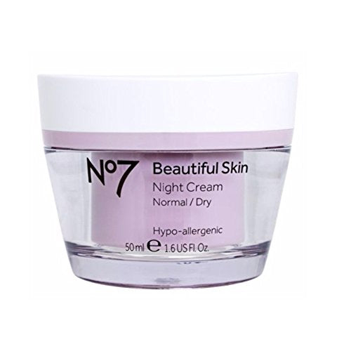 Boots No7 Beautiful Skin Night Cream for NORMAL/DRY Skin 50ml