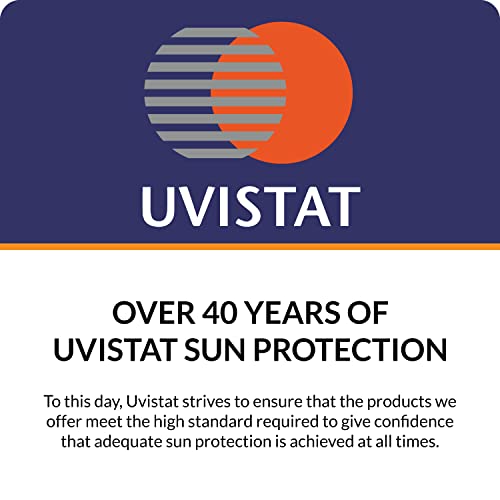 Uvistat Sun Cream SPF 50 (125ml) – Fragrance-Free Moisturising for Sensitive Skin & All Skin Types – Factor 50 Suntan Lotion – Kids & Adults High Protection – Balanced UVA/UVB