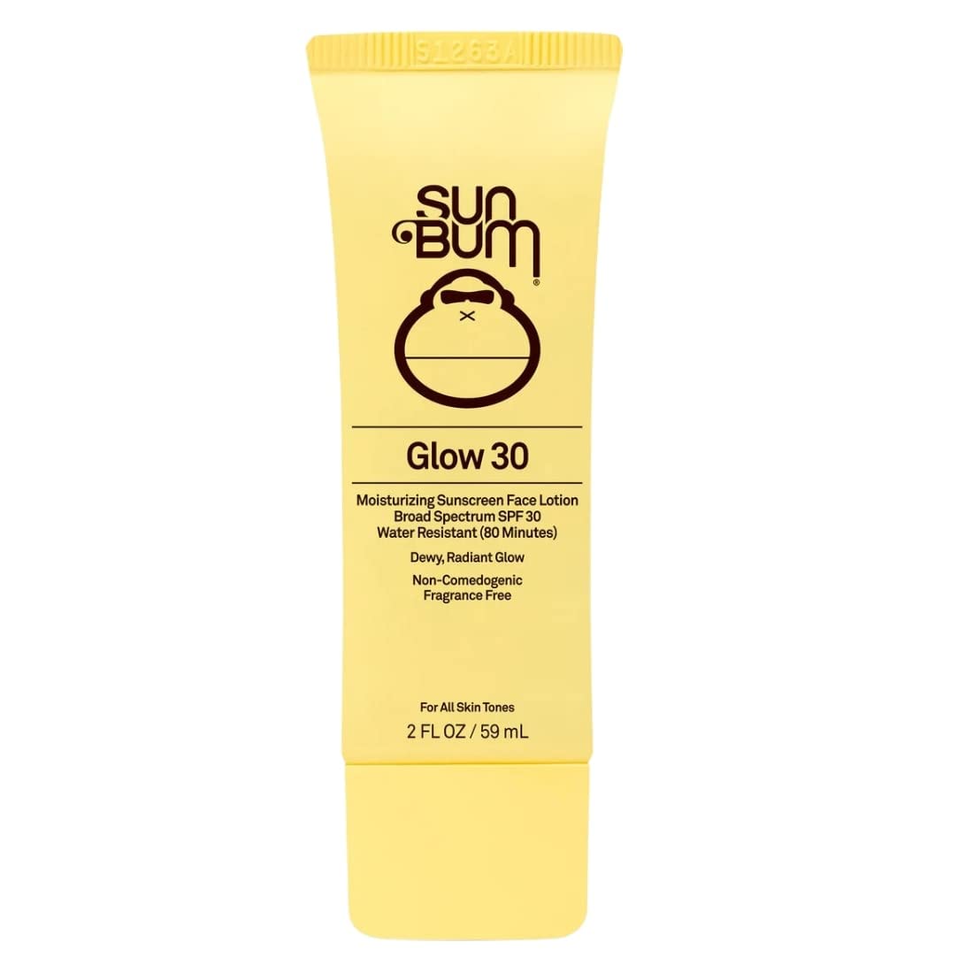 SUN BUM Sun Bum Original Glow SPF 30 Sun Cream Lotion, Luminous Daily Sunscreen, Broad Spectrum UVA/UVB Protection, 59ml