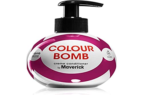 Colour Bomb by Maverick COLOUR BOMB SEMI-PERMANENT HAIR COLOUR CONDITIONER Burgundy 250ml
