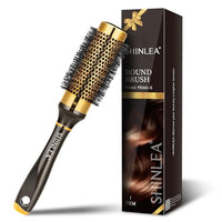 Hair Brush - SHINLEA Round Hair Brush for Blow Drying 33MM Aluminium Curly Hair brush, Hairbrushes for Women Professional Curling, Hair Drying, Styling, Straightening and Shine