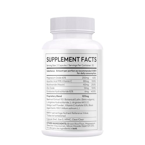SUPPSKO NEEDS GLUCOVATE Glycogen Support 60 Capsules 1 Month Supply Suppsko Needs