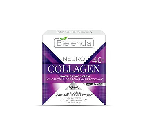 Bielenda Neuro Collagen Moisturising Anti Wrinkle Cream Concentrate 40+ Day Night 50ml