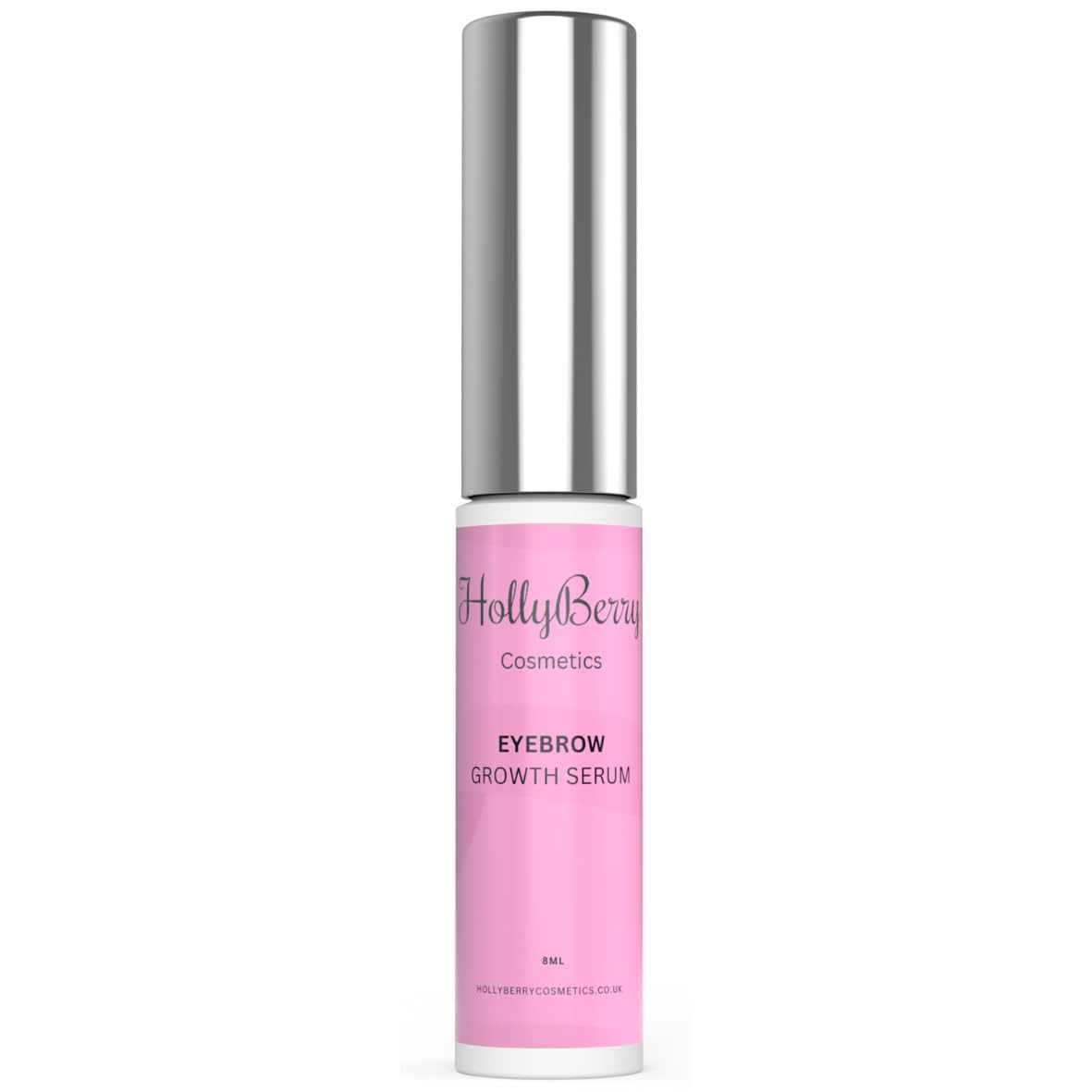 Hollyberry-Premium Eyebrow Growth Enhancing Serum-Peptide Boosting Formula for brows - Conditioner + Vitamins-Visibly Fuller Longer Eyebrows With Hyaluronic Acid Not tested on Amimals