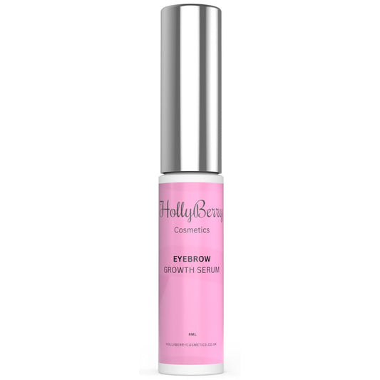 Hollyberry-Premium Eyebrow Growth Enhancing Serum-Peptide Boosting Formula for brows - Conditioner + Vitamins-Visibly Fuller Longer Eyebrows With Hyaluronic Acid Not tested on Amimals