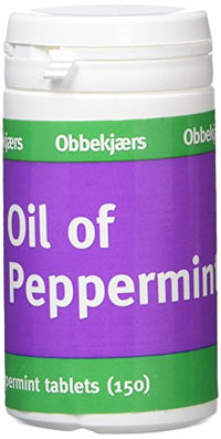 Obbekjaers Peppermint Oil - Pack of 150 Tablets