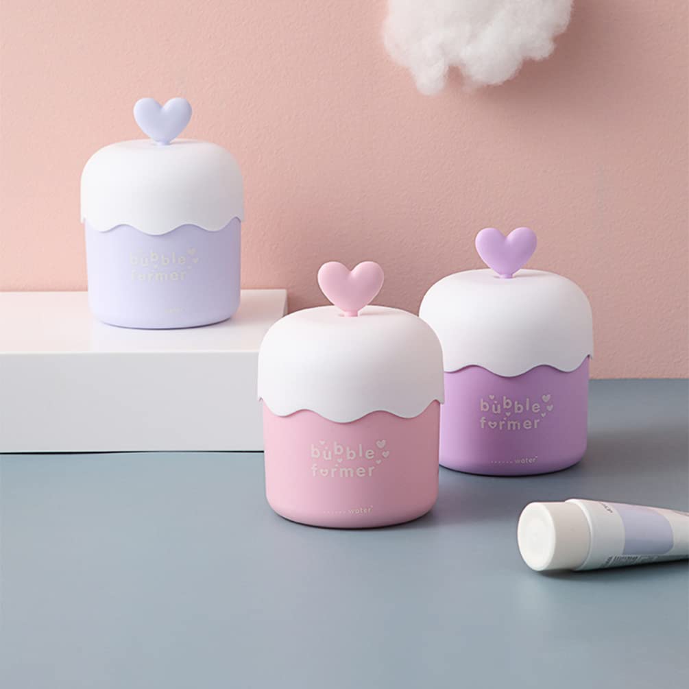 Lurrose 3pcs Face Wash Foam Maker Face Bubble Foamer Marshmallow Whip Maker Cup Skincare Rich Cream Foamer Tools for Home Outdoor Travel