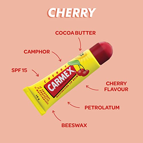 Carmex Spf15 Cherry Moisturising Lip Balm, 10g
