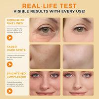 2PC Vitamin C Serum for Face Korean 20% Vit C Serum for Dark Spots, Wrinkles & Fine Lines Anti Aging, Hyaluronic Acid Powerful Collagen Boosting & Skin Brightening Facial Serum Skin Care Women/Men