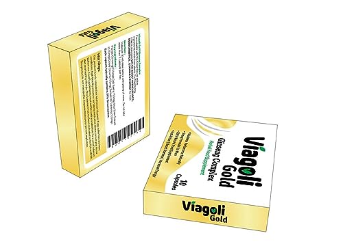 Viagoli Gold Ginseng Capsules | 20% Ginsenosides, 100% Natural Herbal Supplement | Energy, Vitality & Stamina Support | Extra Strength Ginseng Complex for Men.
