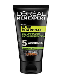 MEN EXPERT pure charcoal gel limpiador purificante 100 ml
