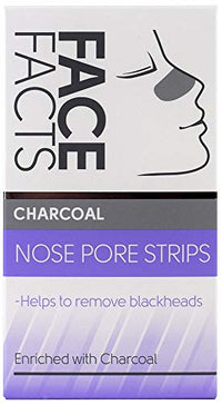 Face Facts Pretty Deep Nose Cleansing Charcoal Pore Strips 1 x 6
