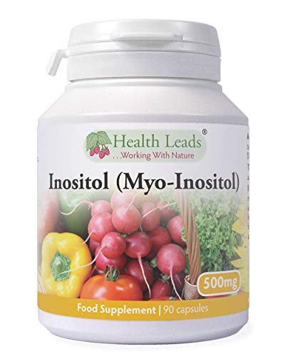 Health Leads ...Working With Nature Inositol (Myo-Inositol) 500mg x 90 Capsules