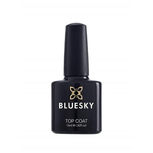 BLUESKY Bluesky Gel Nail Polish, Top Coat, 15 ml (Requires Curing Under UV/LED Lamp)