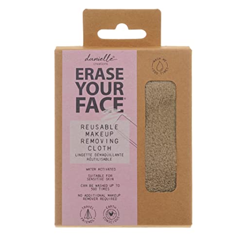 Upper Canada Danielle Creations Erase Your Face Eco Friendly Reusable Make Up Remover Cloth in Grey