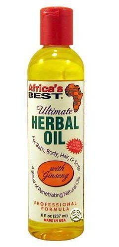 Organics Ultimate Herbal Oil - Revitalizes Dry, Thirsty Hair & Skin. For Hair, Bath & Bod