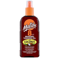 Malibu Tanning Oil With Coconut SPF 8 200ml