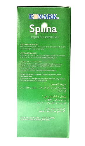 Edmark EDMARK Splina - Chlorophyll Drink - Balances -Cleanses - Rich in Vitamins - Increases Blood Count - Reduce Wrinkle and Aging