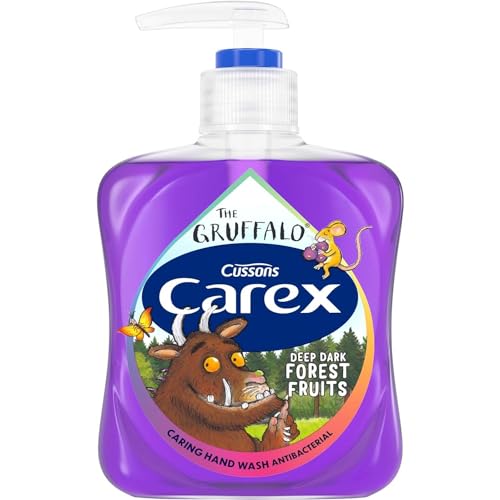 CAREX Carex Gruffalo Deep Dark Forest Fruits Hand Wash, Dermatologically Tested Liquid Soap that Clean and Protect Hands, 250ml