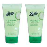 BOOTS | Cucumber Facial Wash | 150mL [ x2 Pack ]