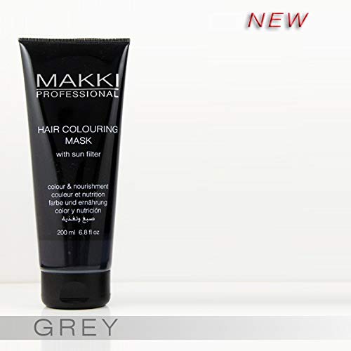 Makki Grey Semi Permanent Hair Colour Mask