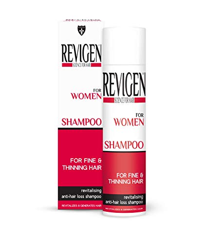Revigen Shampoo for Women, Revitalizing anti-hair loss shampoo for fine and thinning hair, 250 mL