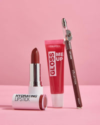 Collection Cosmetics Lasting Bold Colour, Hydrating Lipstick, Infused with Nutrients, 3.5g, Hazelnut Dream