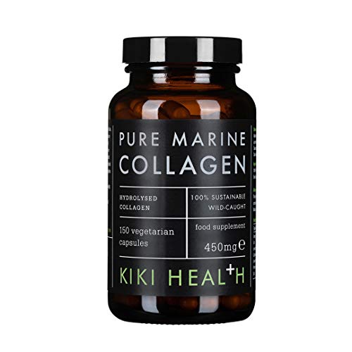 KIKI HEALTH KIKI Health Pure Marine Collagen - Discover Radiant Wellness with Premium Hydrolysed Supplement - Sustainably Sourced from Wild Fish, Type 1 Purified, Naturally High in Protein | 150 Capsules | 450mg