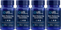 Life Extension Skin Restoring Ceramides, 30 ct (Pack of 4)