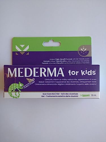 Mederma for Kids – Scar Care Cream – Goes on Purple, Rubs in Clear – Kid-Friendly Scent - 20 ml (Pack of 1)