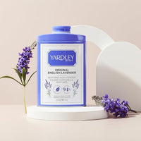 Yardley Original English Lavender Perfumed Body Powder, Original English Lavender Dusting Powder 200g