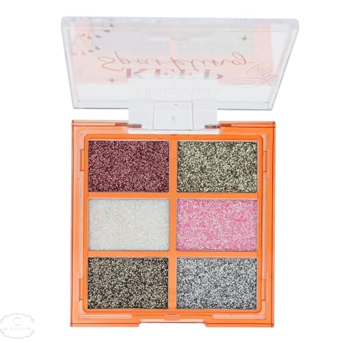 Sunkissed Keep Sparkling Glitter Eyeshadow Palette 6 x 1.1g