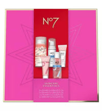 Boots No7 The Skincare Essentials Gift set + Free Merry Xmas 3D Key Rings - XMAS Gift Set, Birthday Present