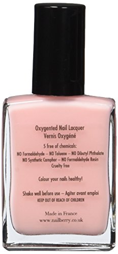 Nailberry L'Oxygéné Oxygenated Nail Lacquer | Elegance, 15 ml | Polish for a Healthier Manicure & Long Lasting Colour | 12-Free, Vegan, Halal, Cruelty & Gluten Free