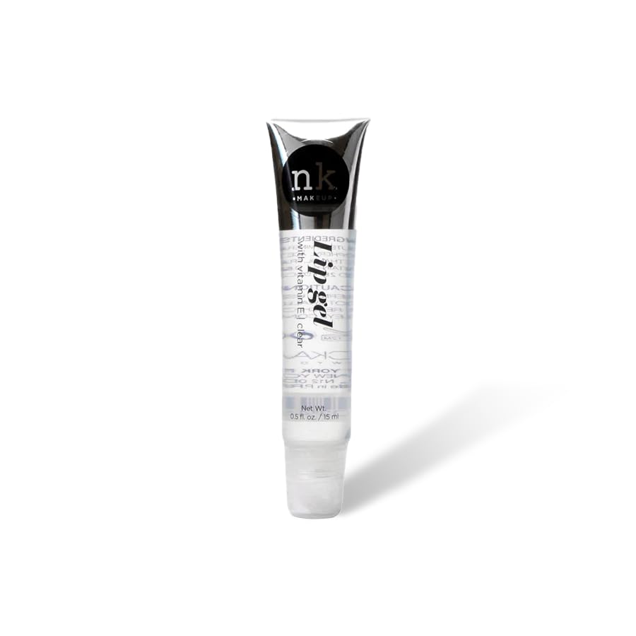 Nicka K NK lip gloss gel 15ml Vitamin E, Shiny, Nourishes, Lip gel (Clear, Pack Of 3)