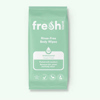 freshWIPES FreshWipes Antibacterial Body Wet Wipes For Adults 1 Pack (12 Wipes) - Ocean Fresh Scent - Extra Large Biodegradable - Dermatologically Tested & Suitable for Elderly or Disabled - Great for Camping