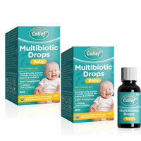 2 Pack Colief Multibiotic Drops Baby| 2 Probiotic Strains Lactobacillus Rhamnosus &Bifidobacterium Infantis | Suitable from Birth |1.1 Billion Live Cultures for Newborns | 8ml (2)