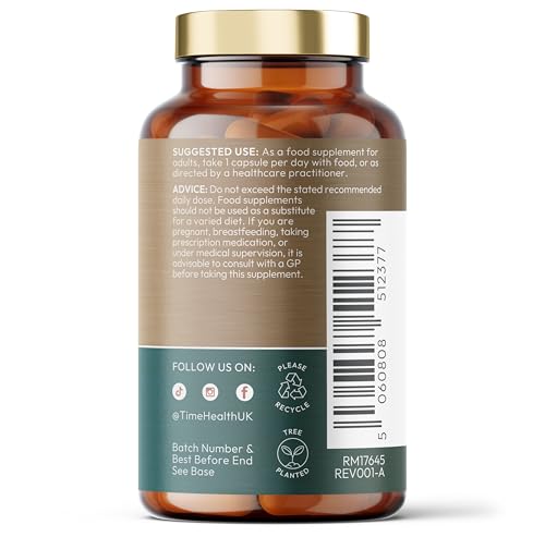 Time Health Lactobacillus Reuteri – 6 Billion CFU – 90 Capsules – Shelf Stable L Reuteri – GMP – UK Made Supplement