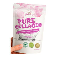 Glowming Pure Collagen Powder Unflavoured 150g | 150,000mg Premium Marine Collagen | Supports Healthy Skin, Hair & Joints | Easy Mix, Halal Certified